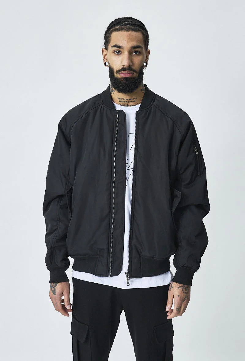 Veste bombers à col V - Image 5