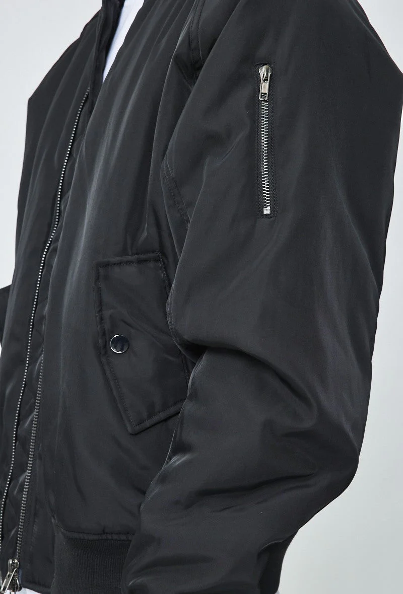 Veste bombers à col V - Image 6