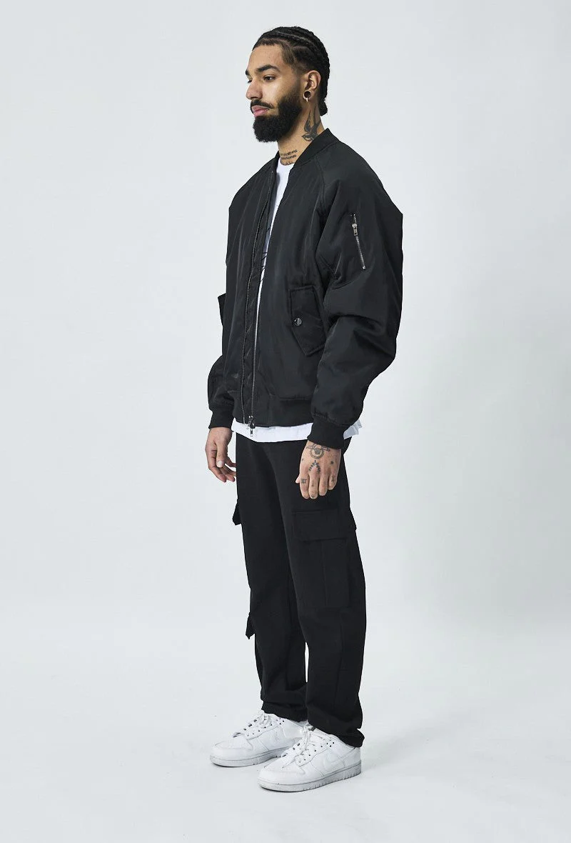Veste bombers à col V - Image 8
