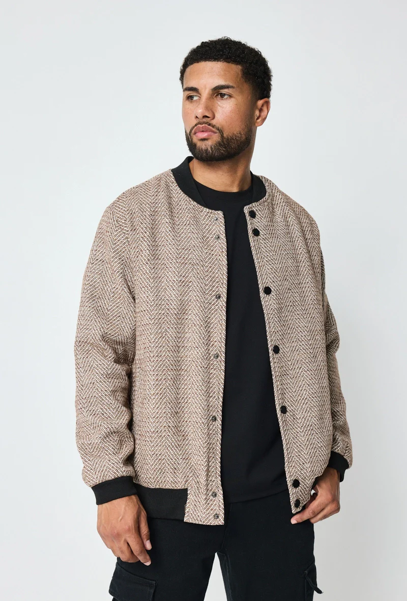 Veste chiné à boutons - Image 3