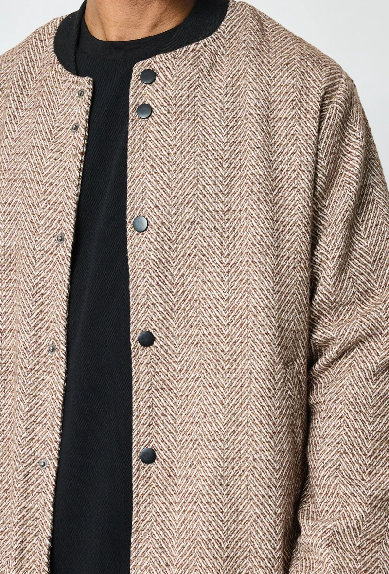 Veste chiné à boutons - Image 4