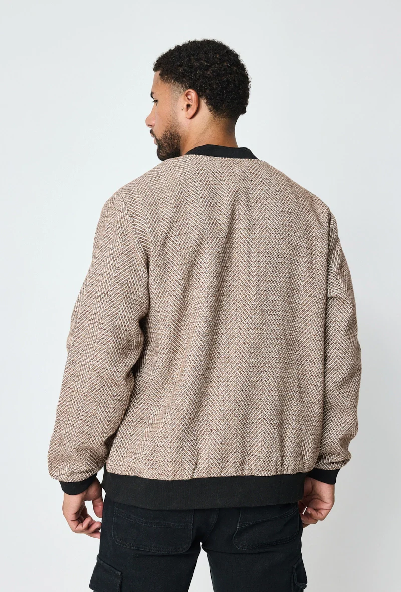 Veste chiné à boutons - Image 5