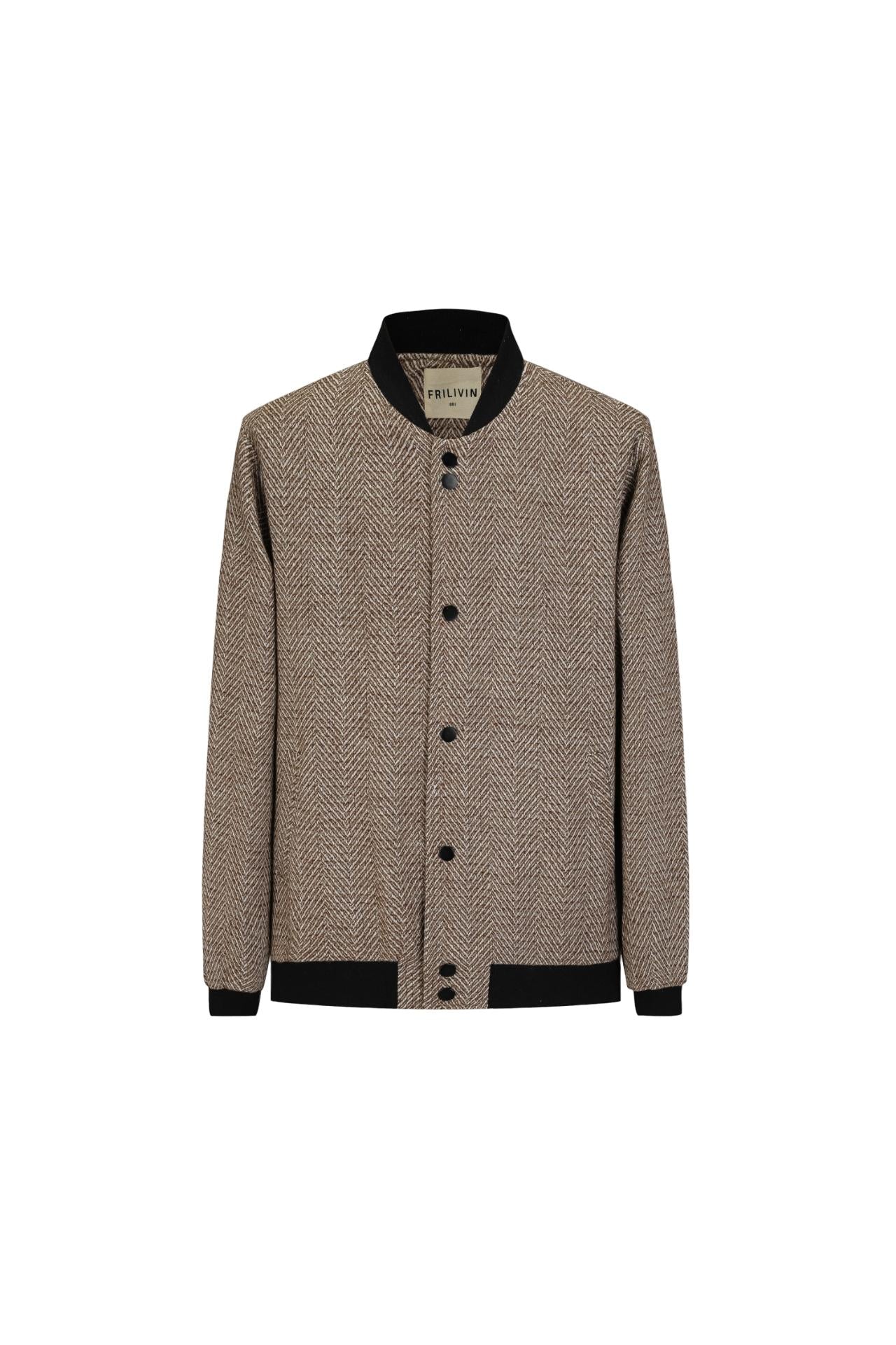 Veste chiné à boutons - Image 7