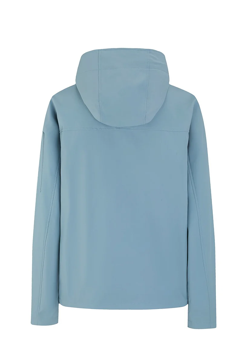 Veste courte à capuche réglable avec ficelle - Image 9
