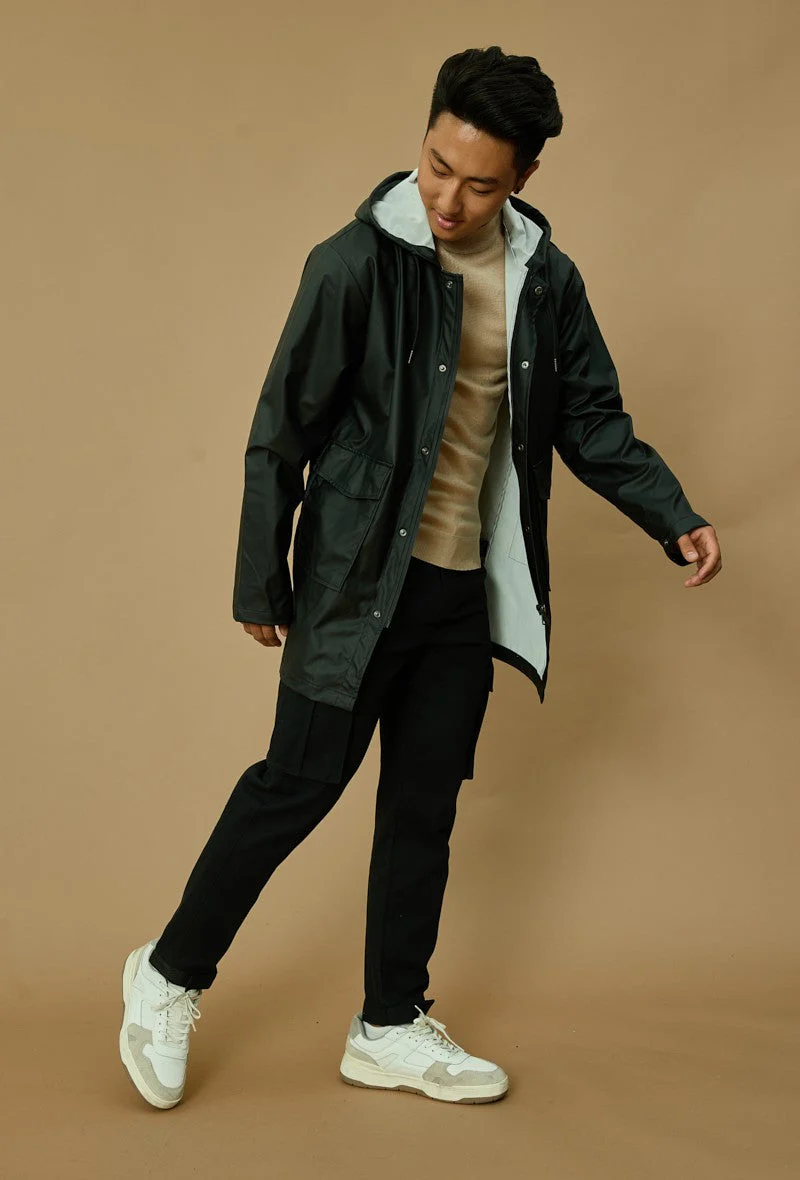 Veste imperméable milongue à capuche - Image 13