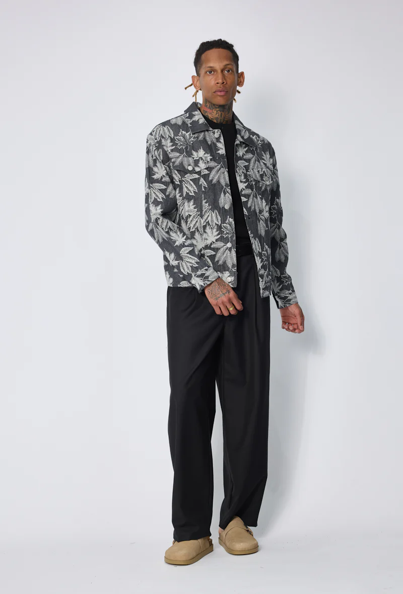 Veste workwear motif feuilles - Image 11