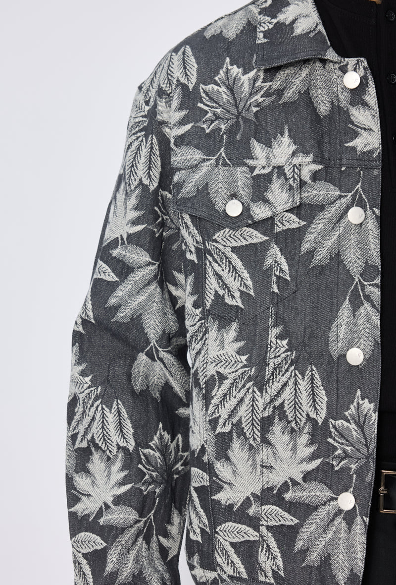 Veste workwear motif feuilles - Image 12