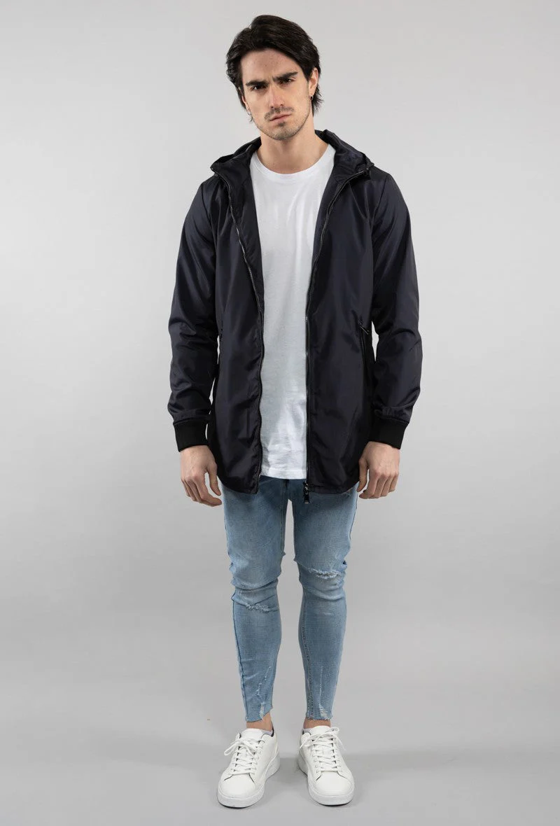 Veste coupe vent longue coupe oversize - Image 12