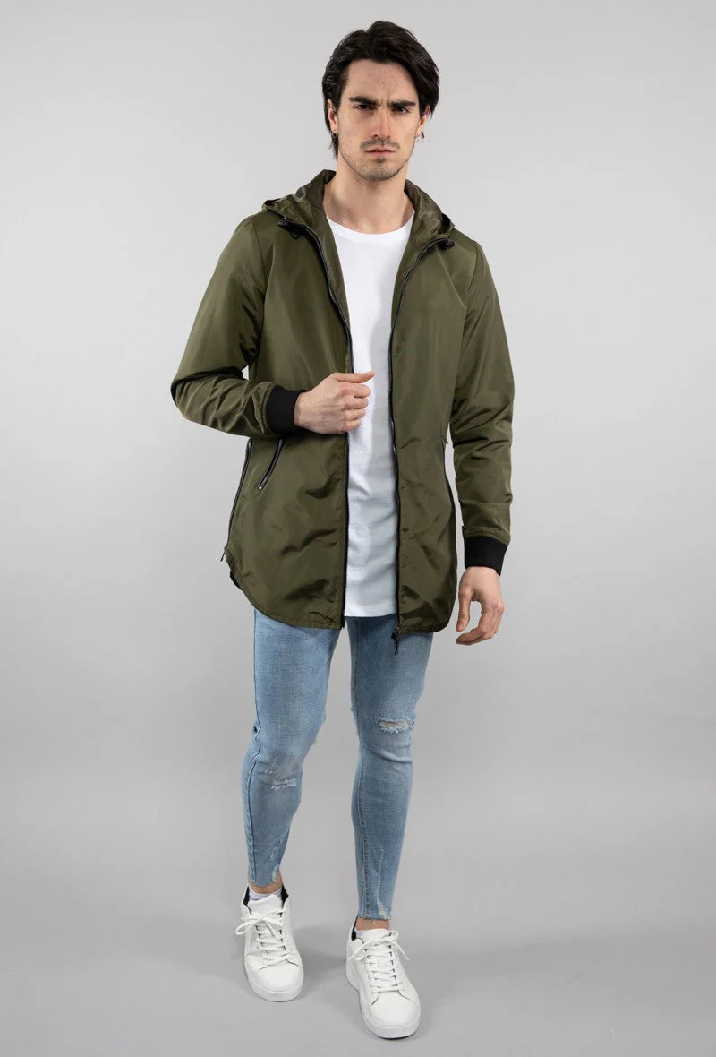 Veste coupe vent longue coupe oversize - Image 6