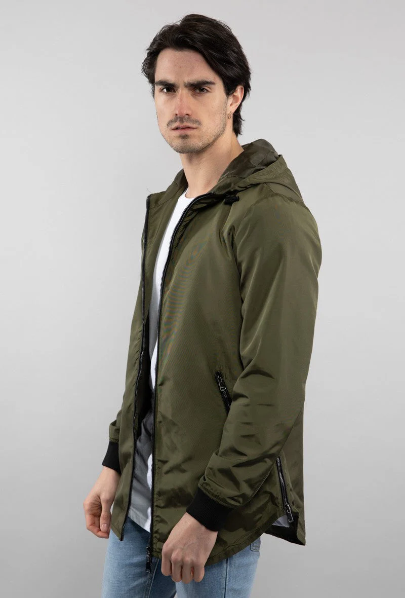 Veste coupe vent longue coupe oversize - Image 8