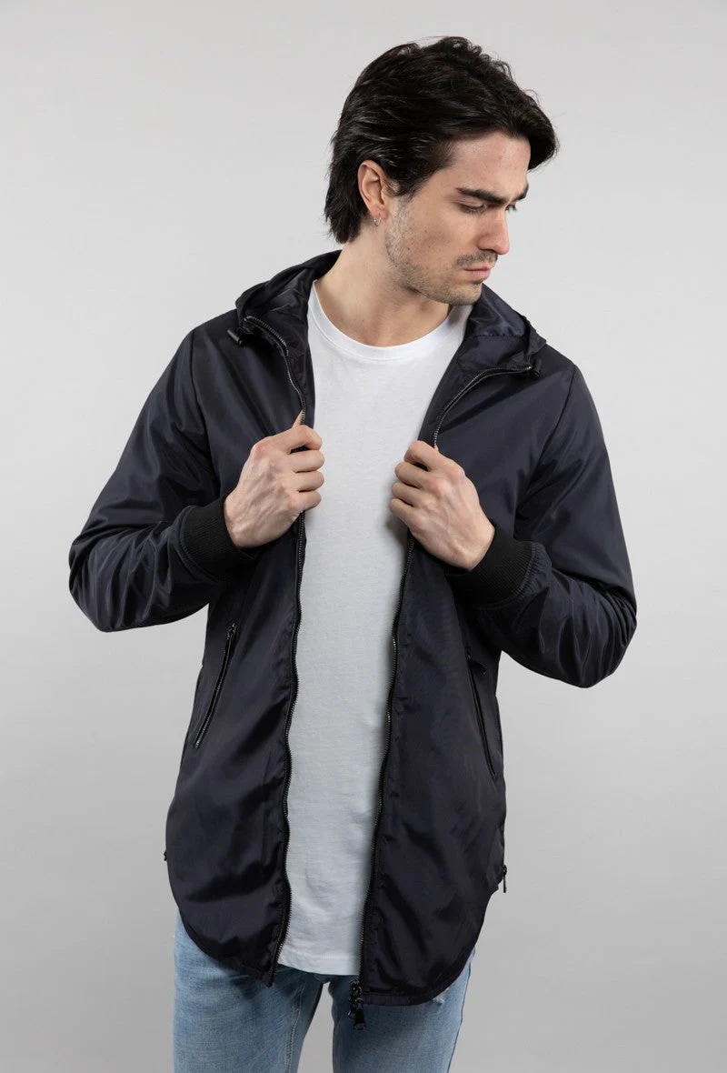 Veste coupe vent longue coupe oversize - Image 9