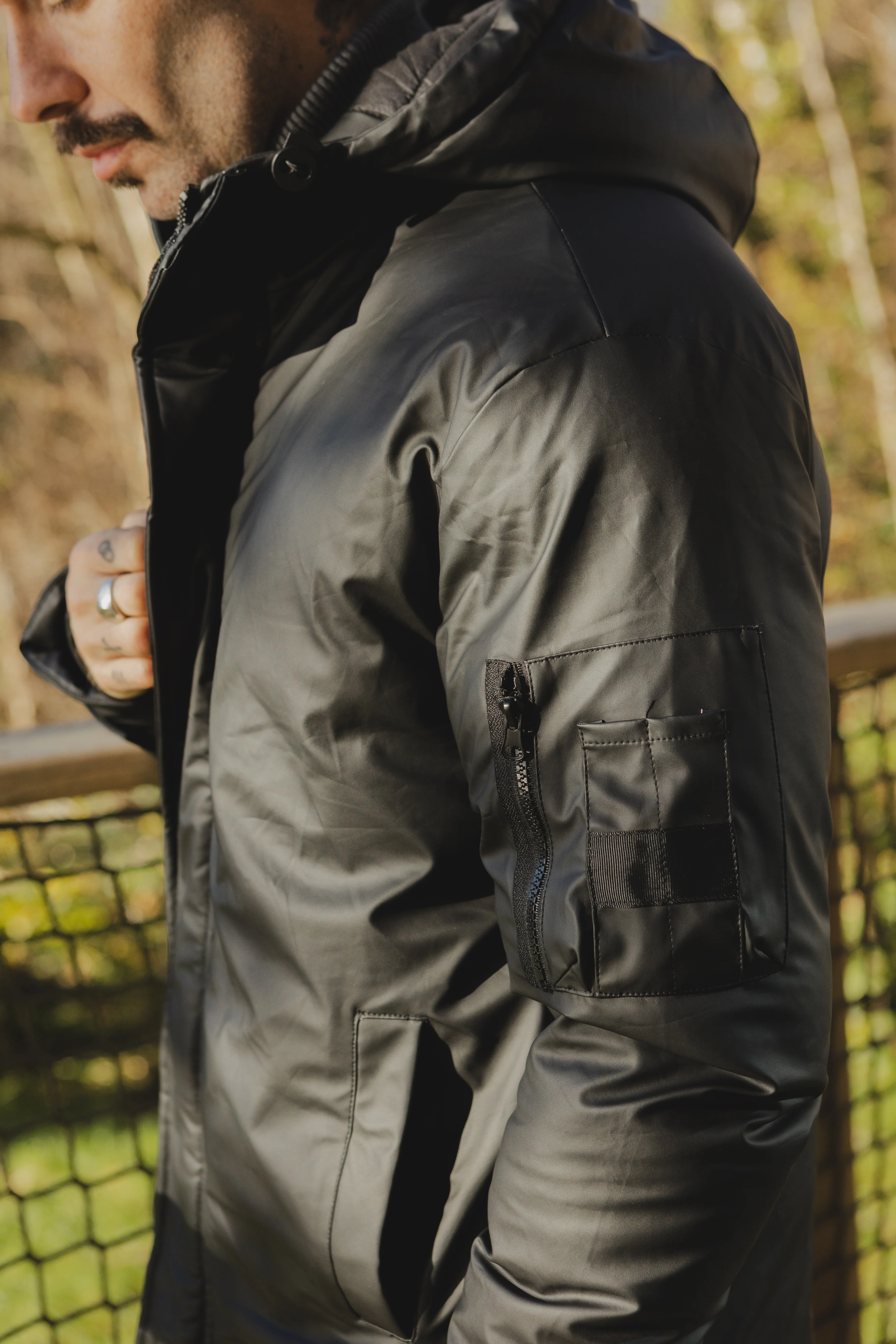 Veste parka milongue à capuche - Image 4