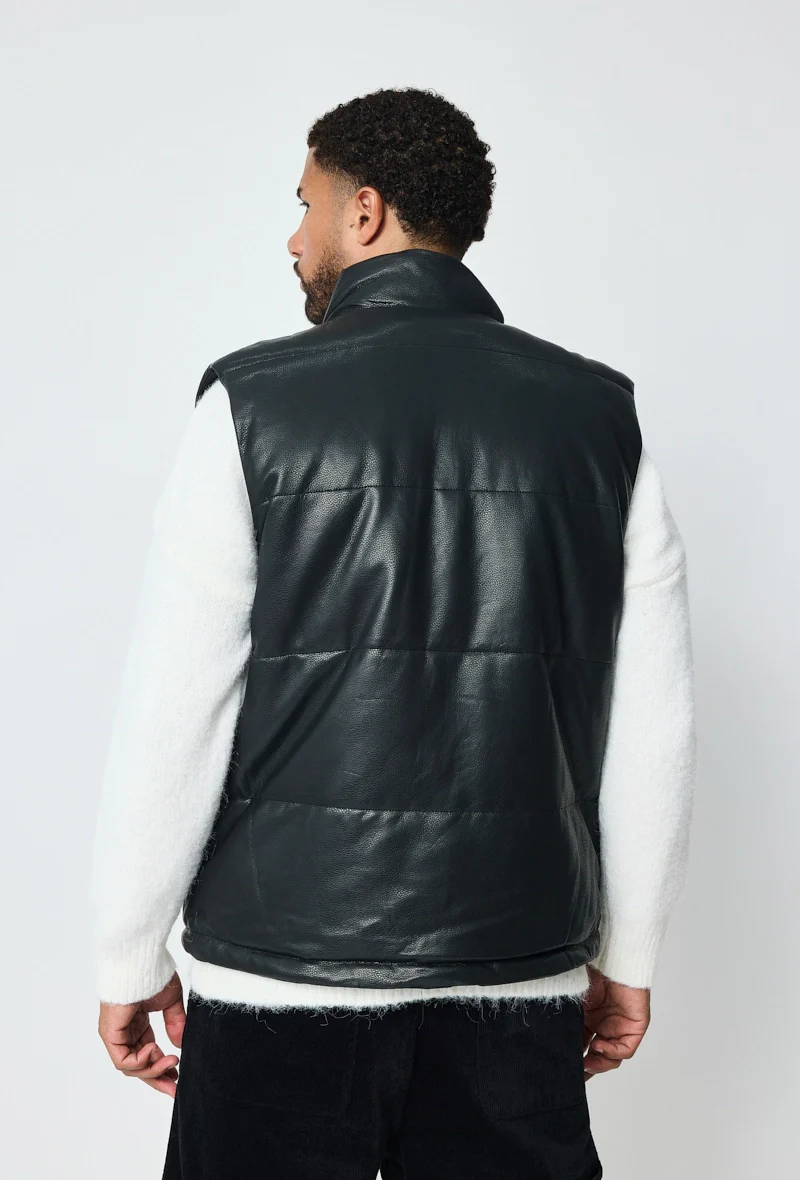 Veste sans manche en similli matelassé - Image 5
