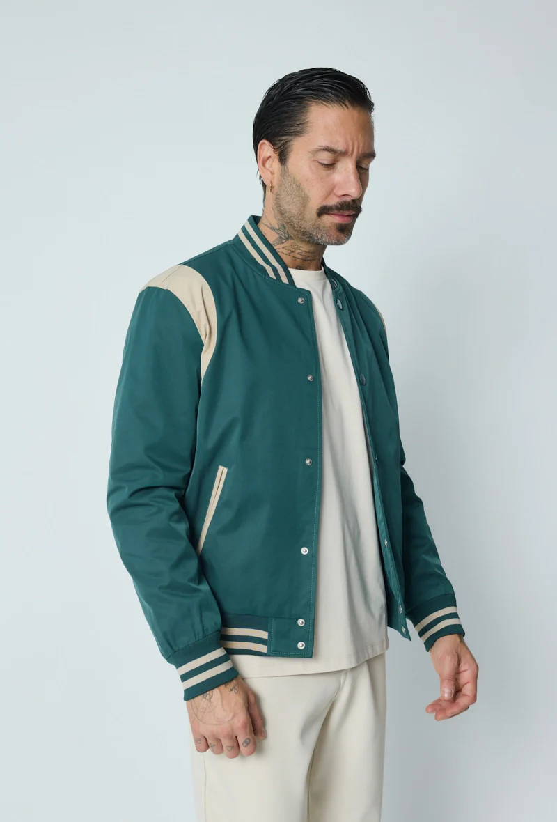 Veste style bombers bi couleur - Image 11