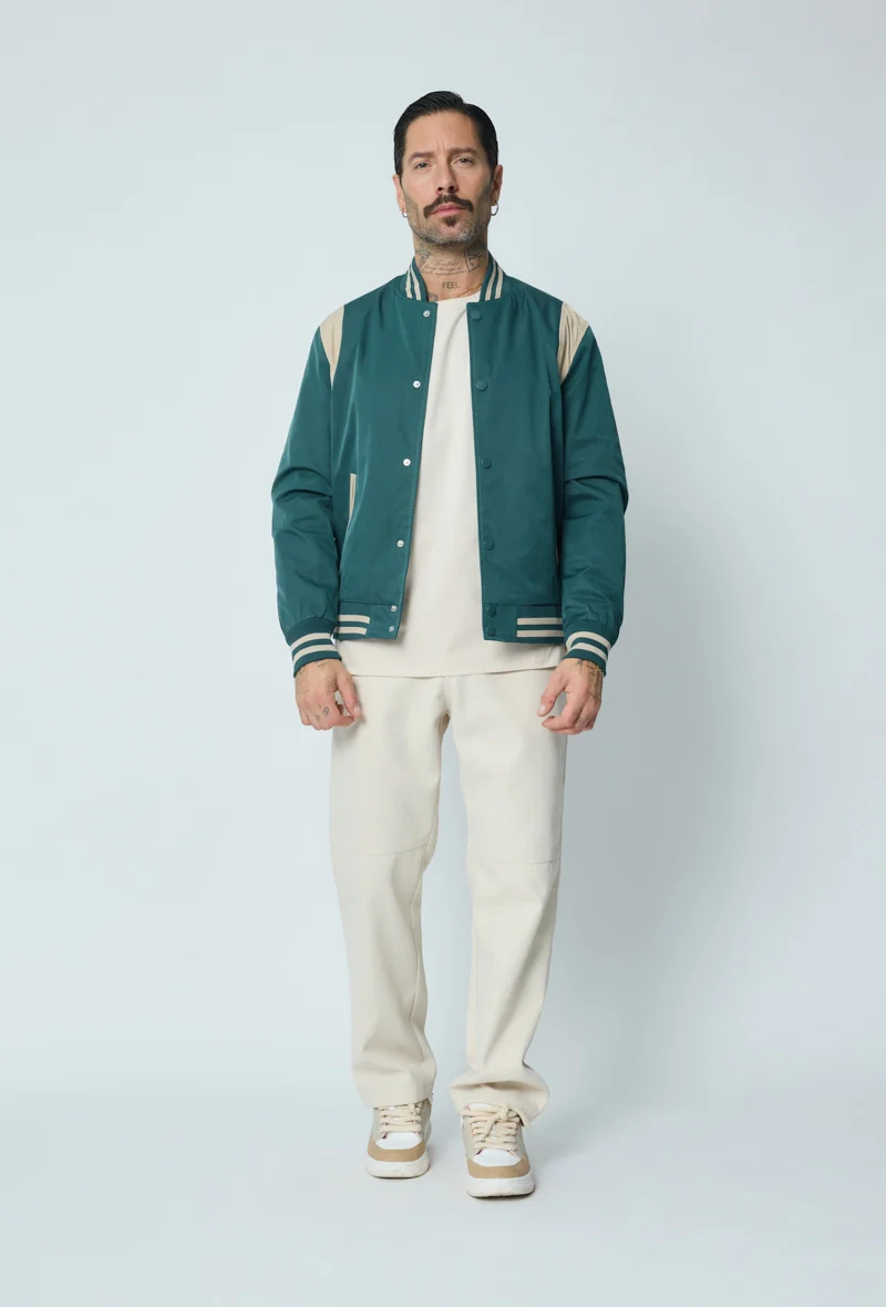 Veste style bombers bi couleur - Image 13