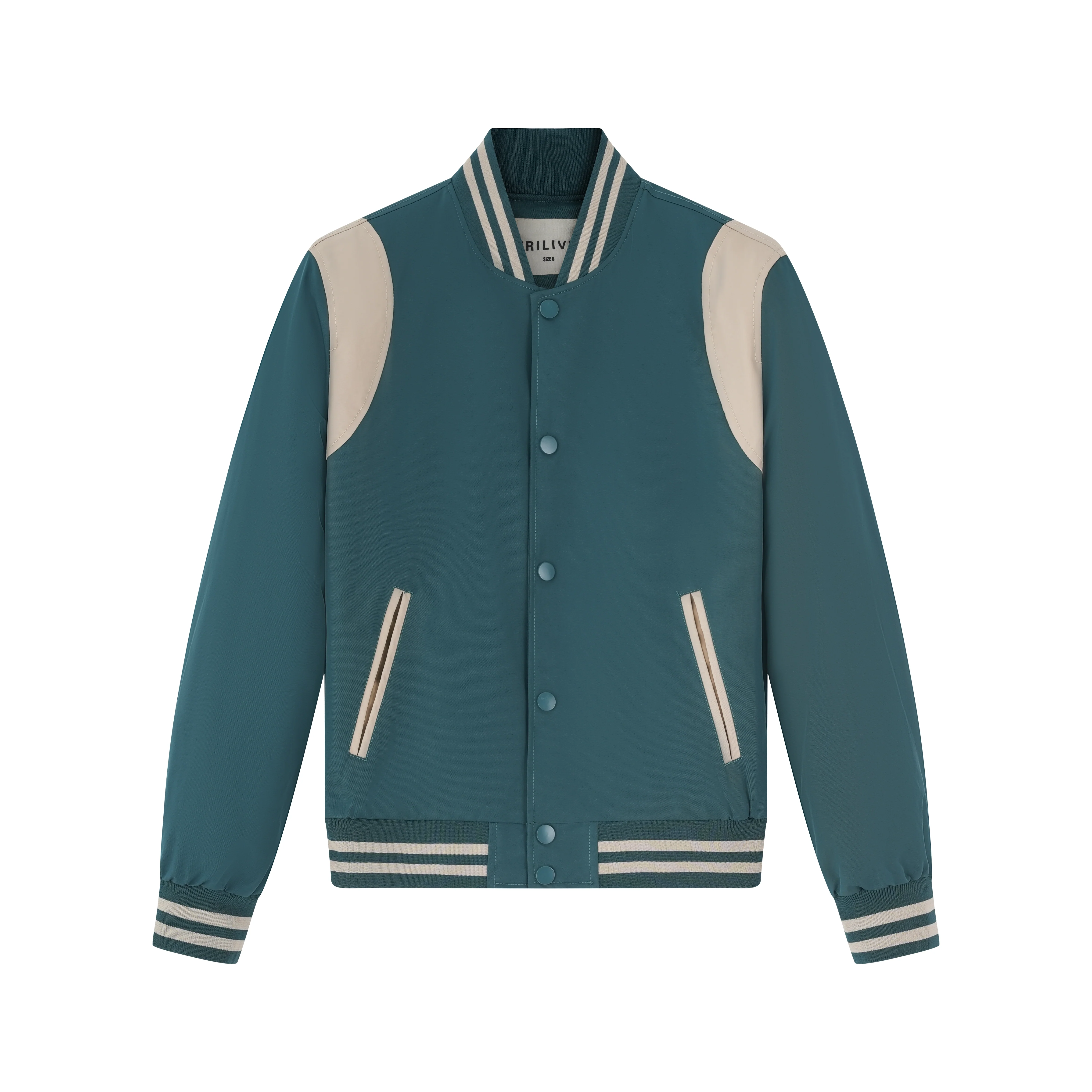 Veste style bombers bi couleur - Image 14