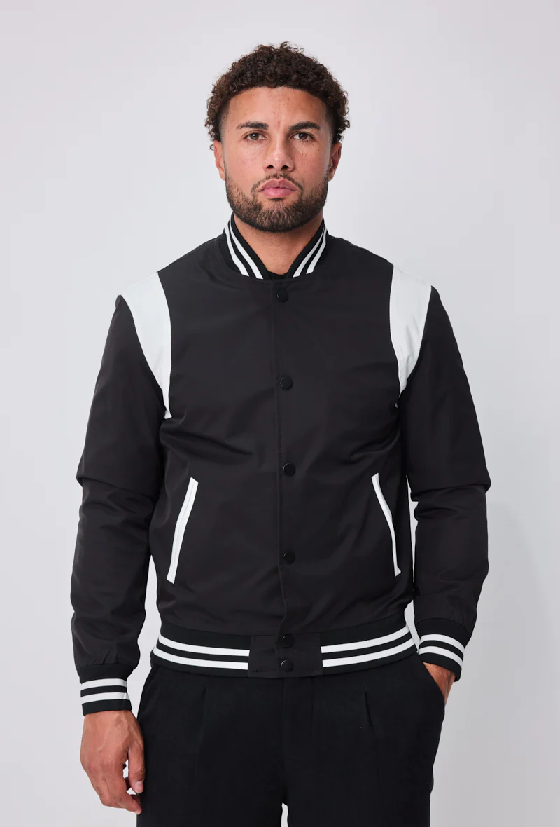 Veste style bombers bi couleur - Image 17