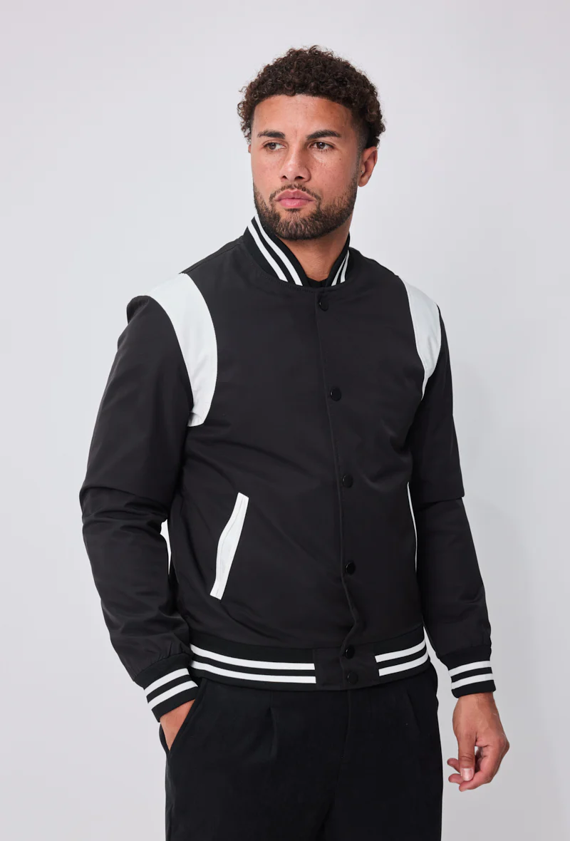 Veste style bombers bi couleur - Image 20