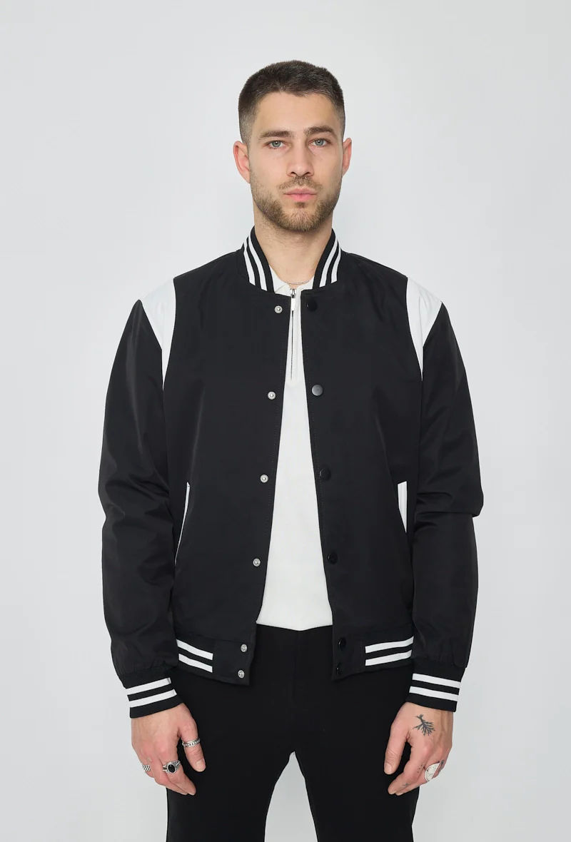 Veste style bombers bi couleur - Image 22
