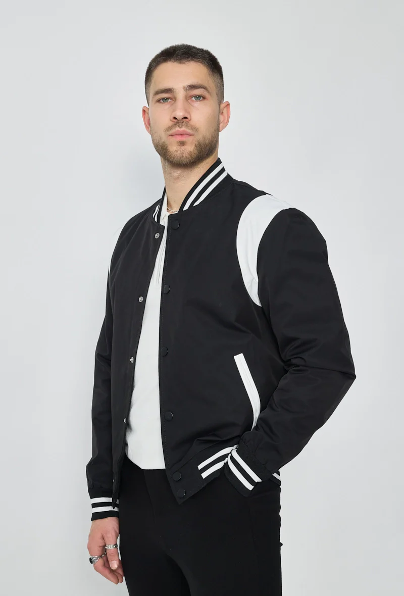 Veste style bombers bi couleur - Image 24