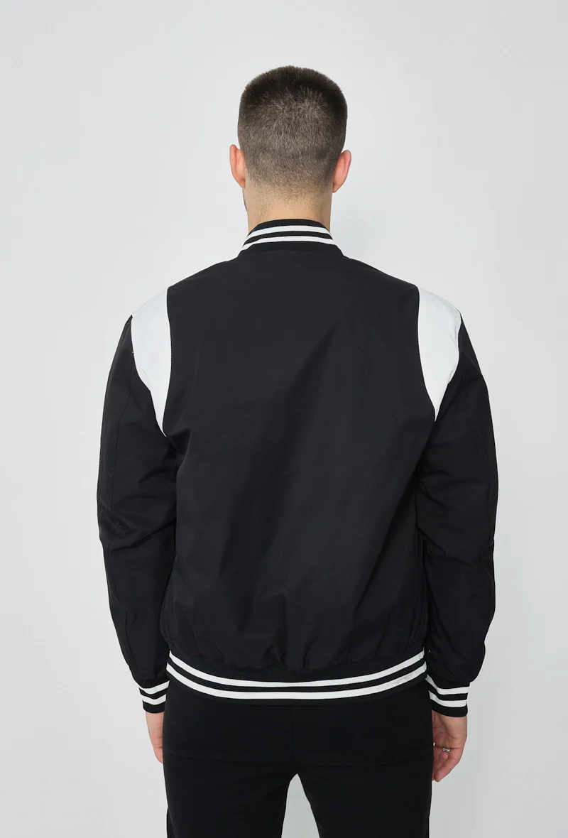 Veste style bombers bi couleur - Image 25