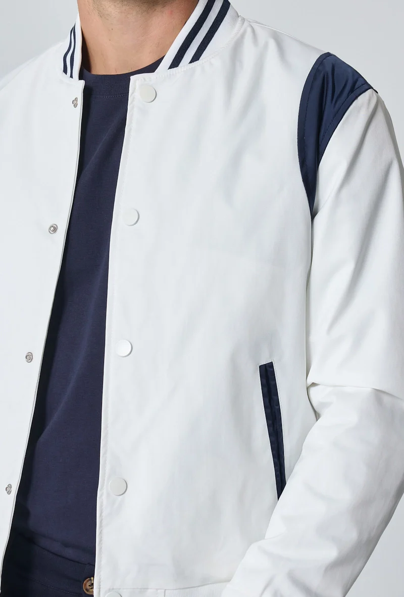 Veste style bombers bi couleur - Image 3