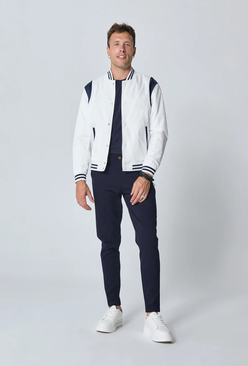 Veste style bombers bi couleur - Image 5