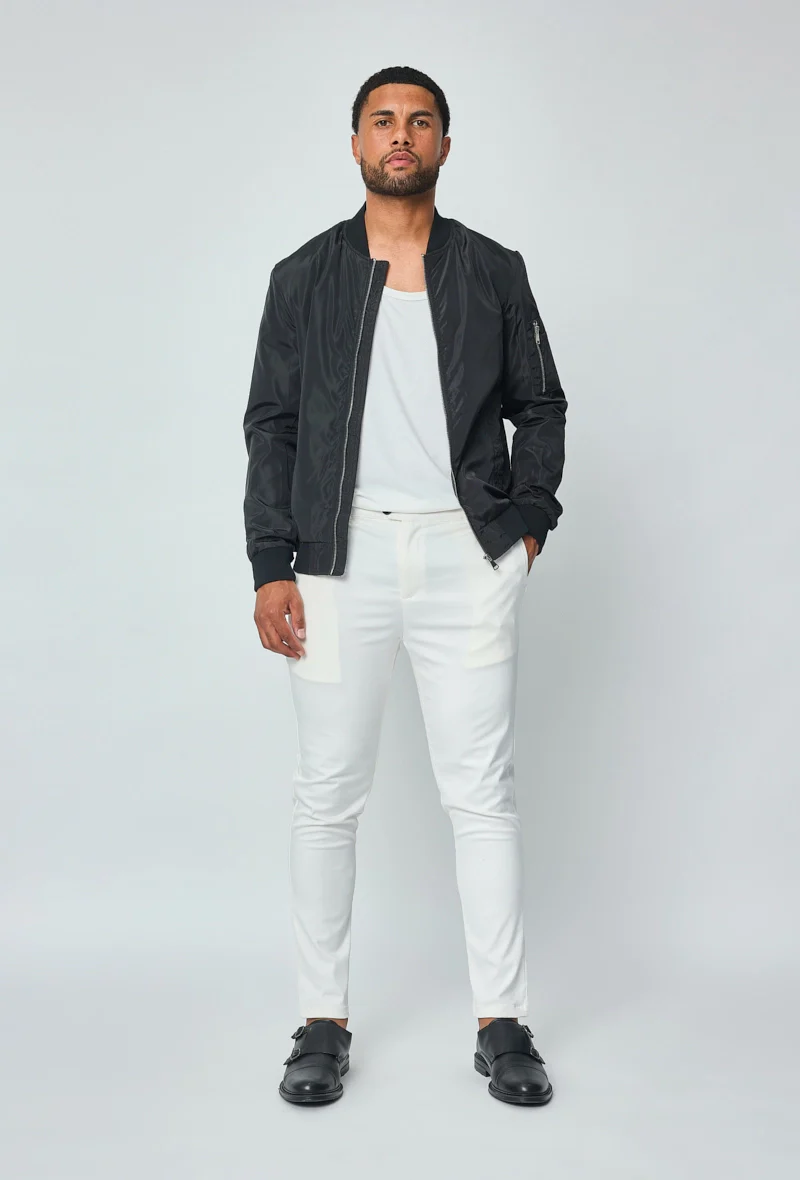 Veste bombers uni - Image 6