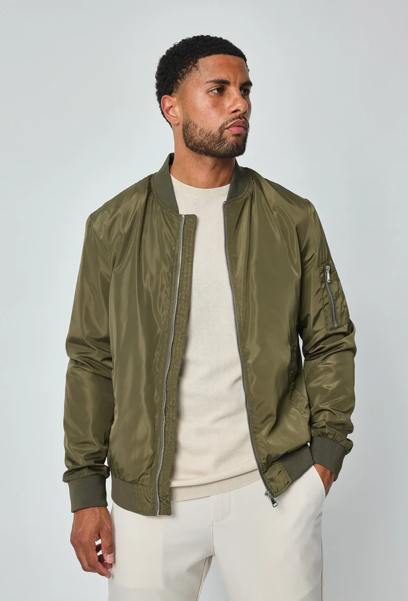 Veste bombers uni - Image 7