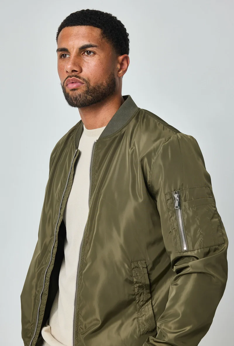 Veste bombers uni - Image 8