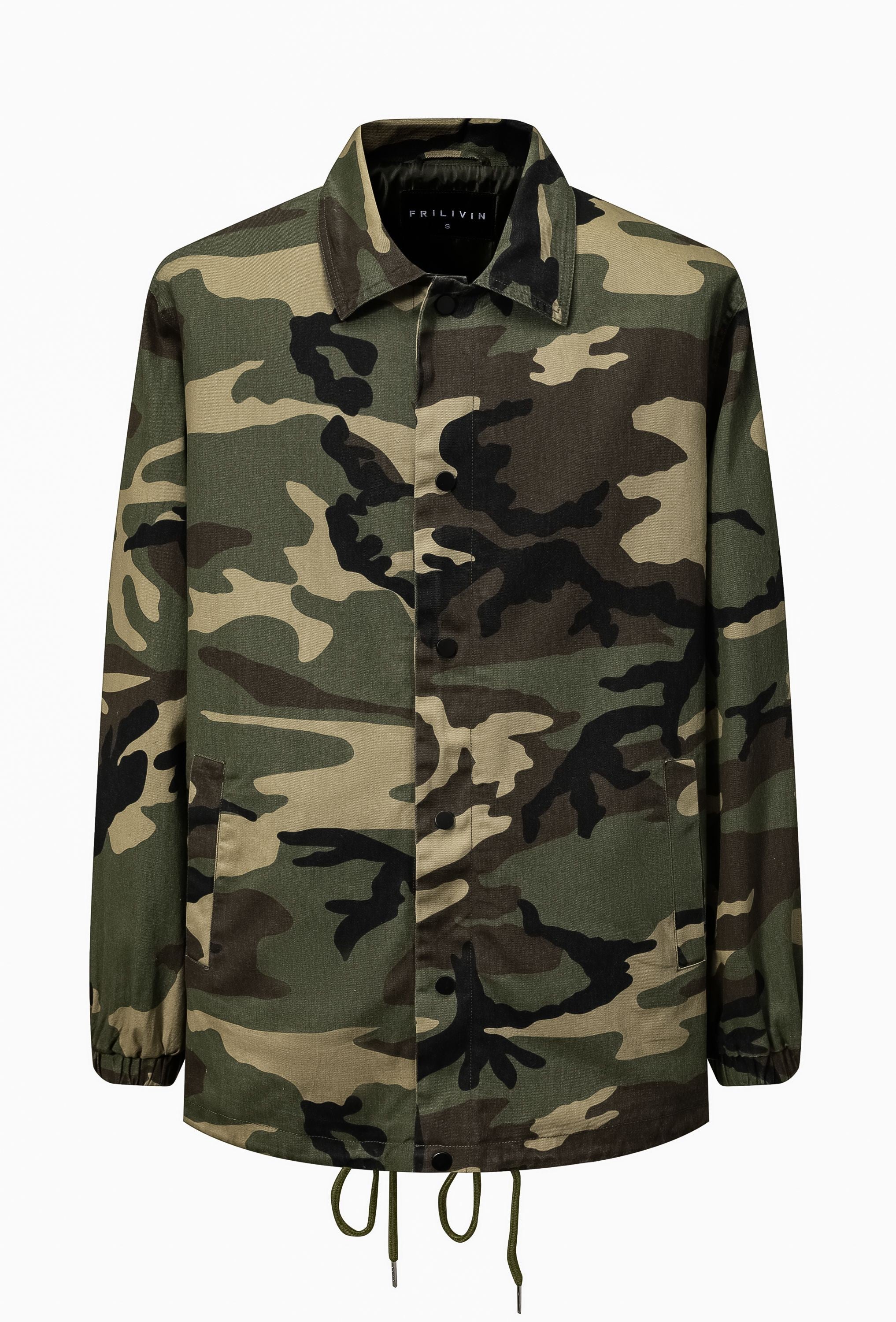 Veste surchemise toile - Image 3
