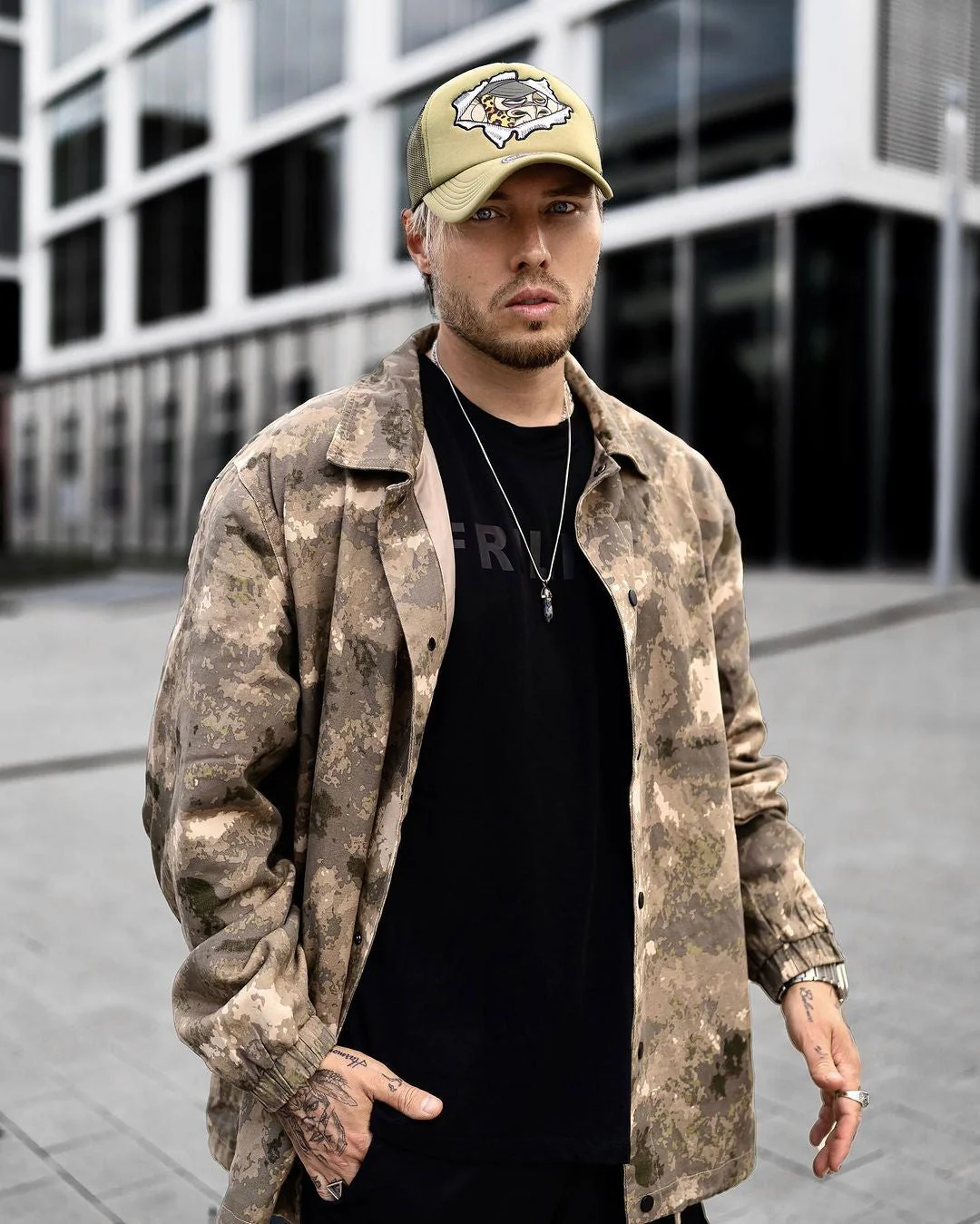 Veste surchemise toile - Image 8