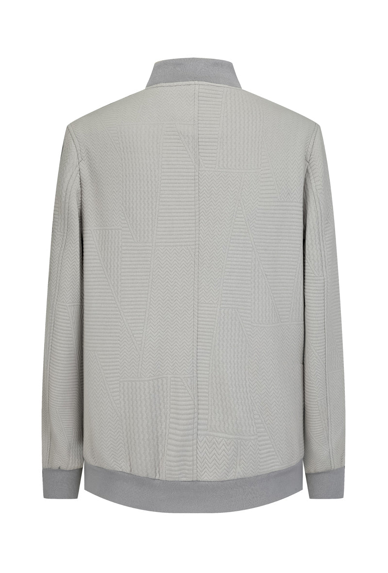 Veste teddy uni motifs géométriques - Image 4