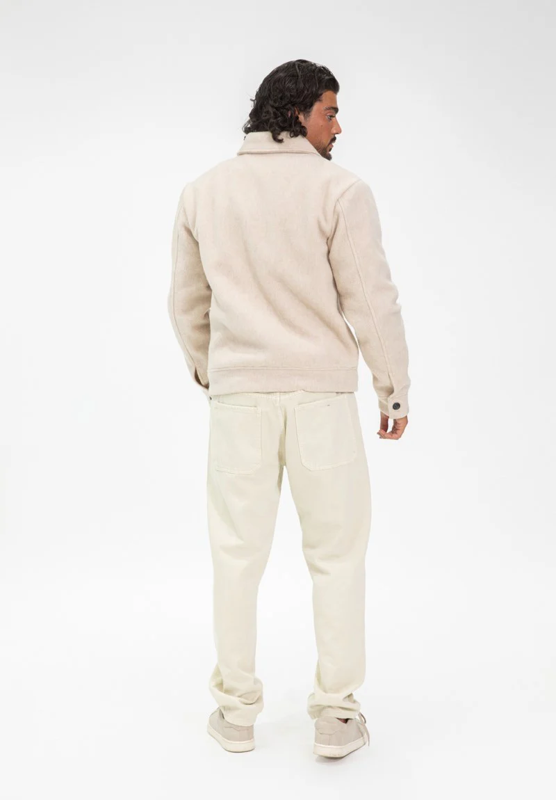 Veste uni col revers - Image 11