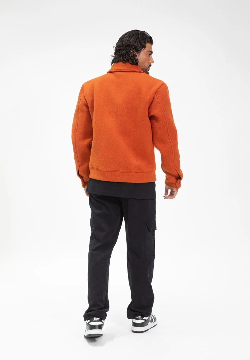 Veste uni col revers - Image 6