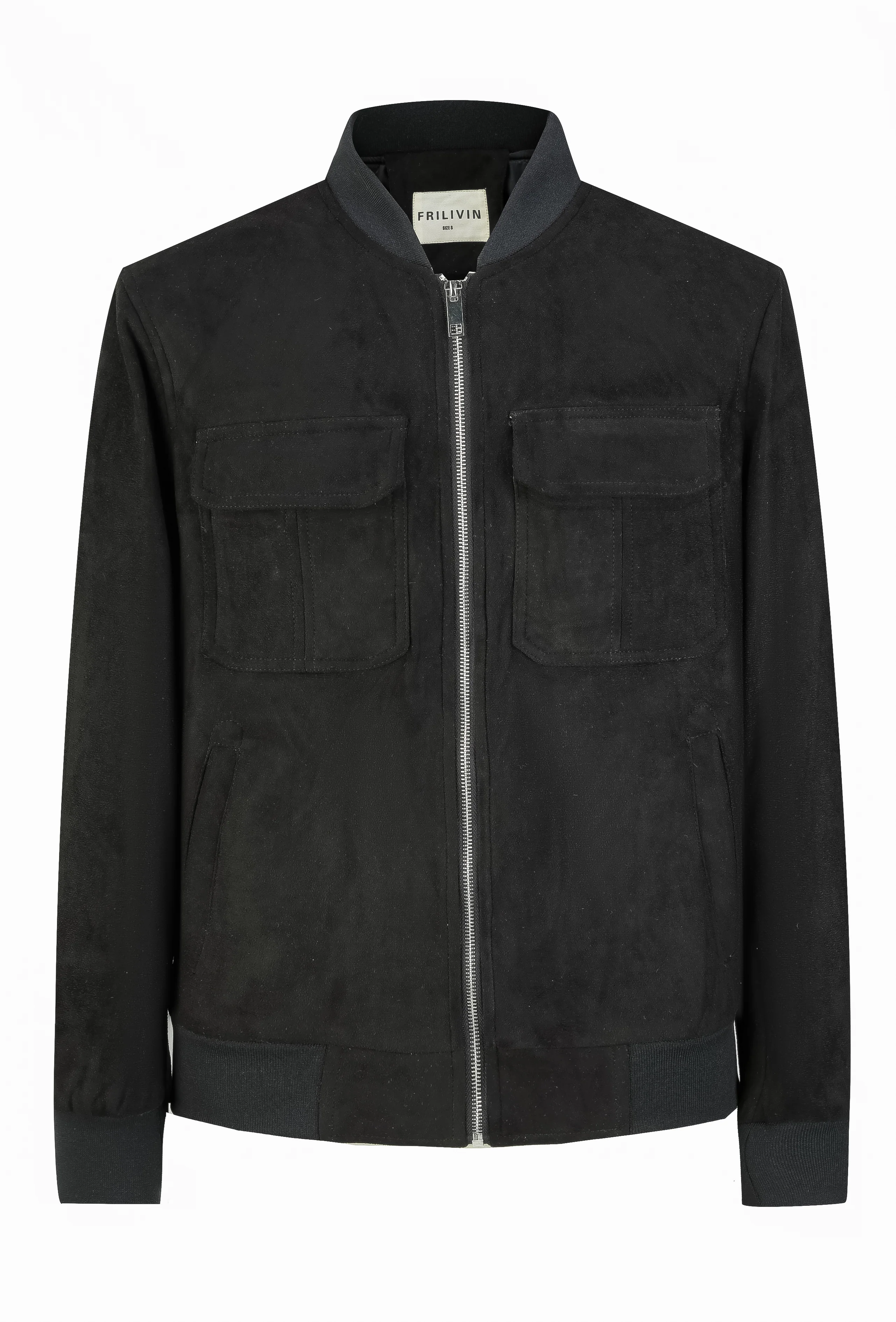 Veste uni simili daim