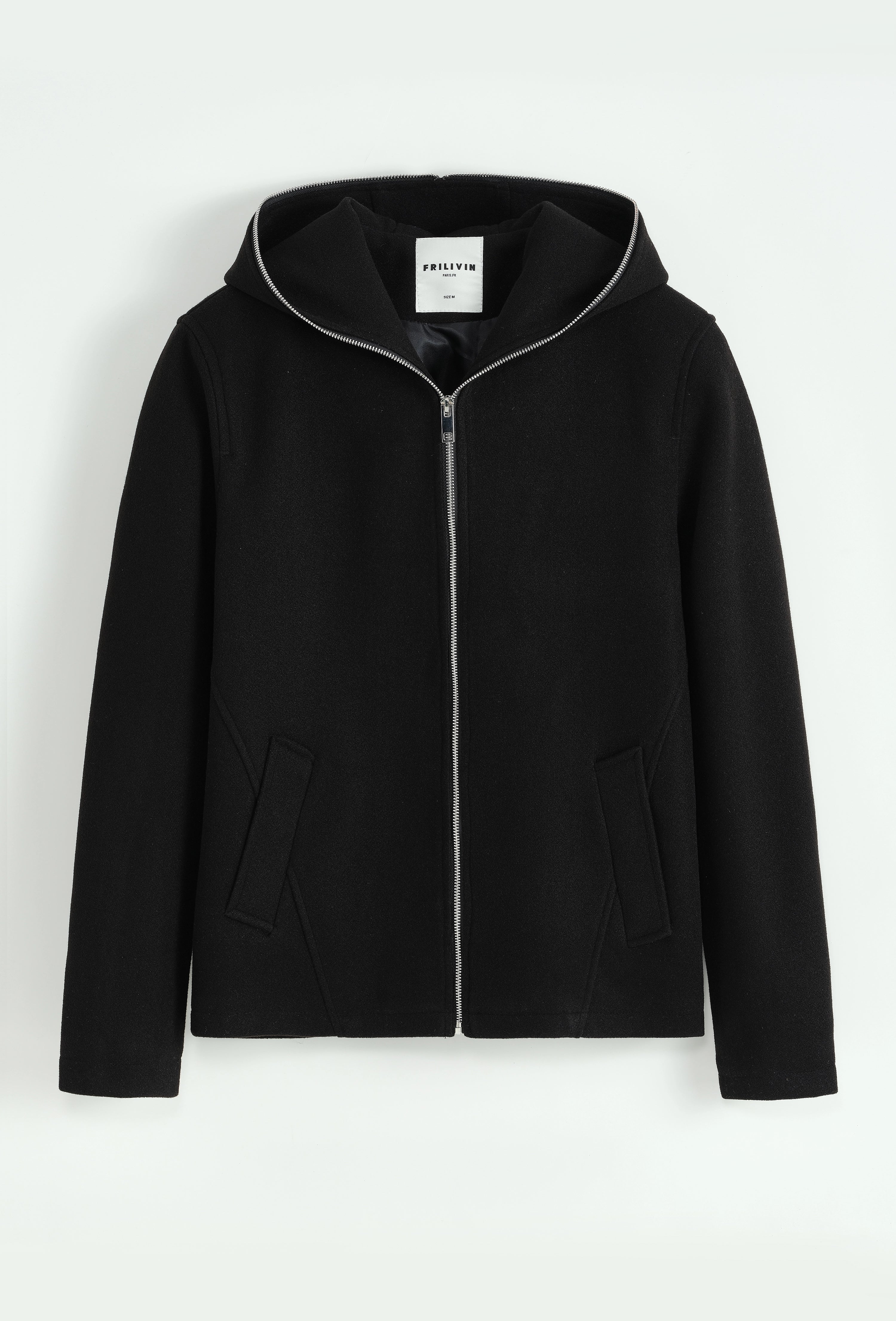 Veste unie à capuche - Image 10