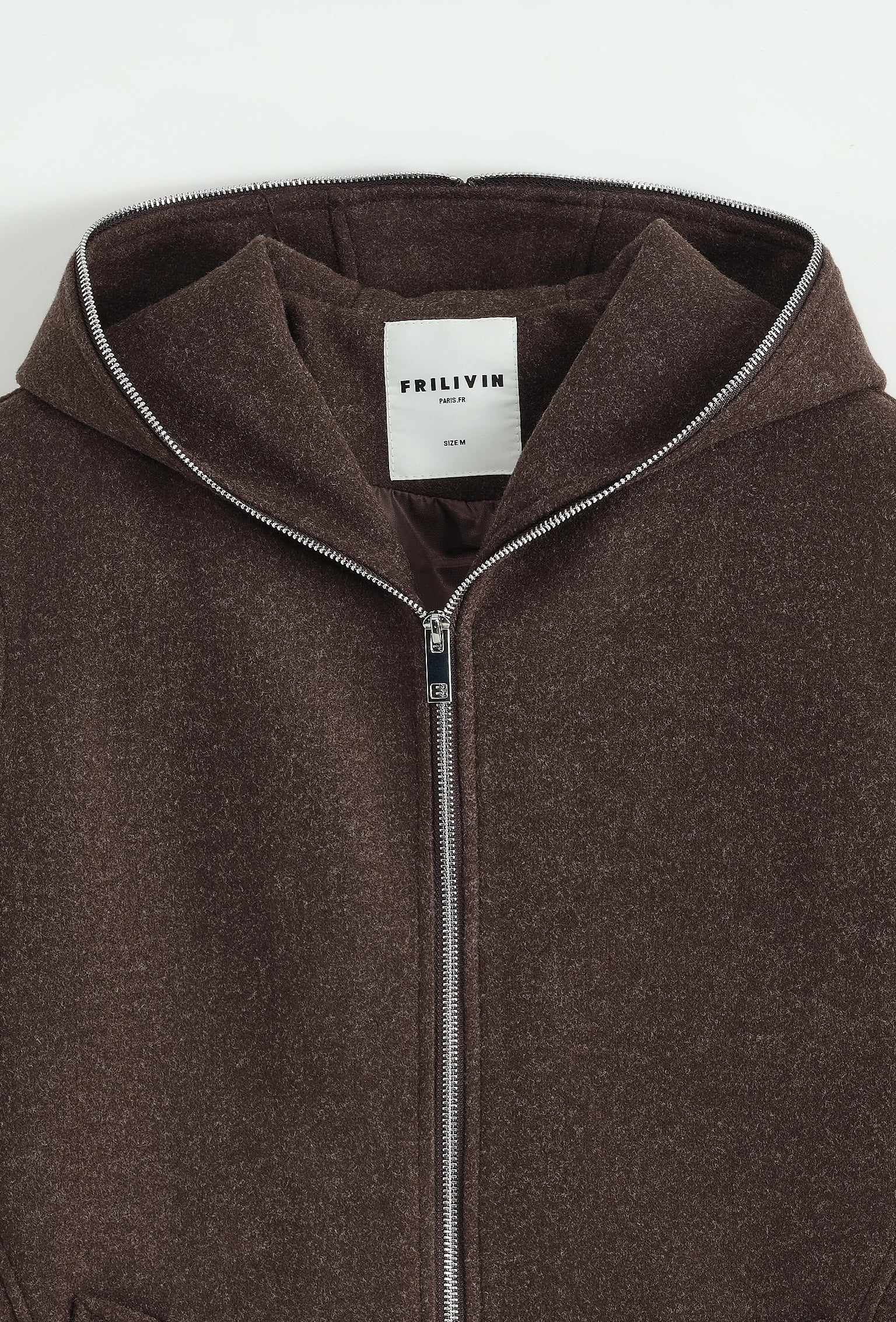 Veste unie à capuche - Image 14